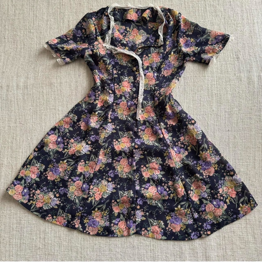 Vintage Floral Dress